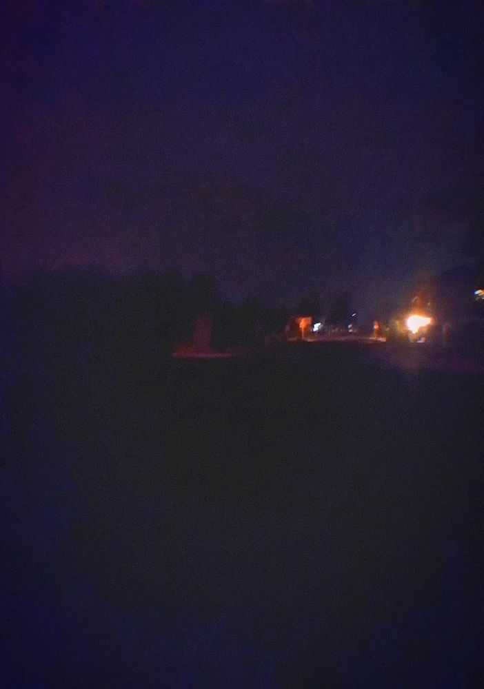Immagine scattata per rimarcare la mancanza di illuminazione
