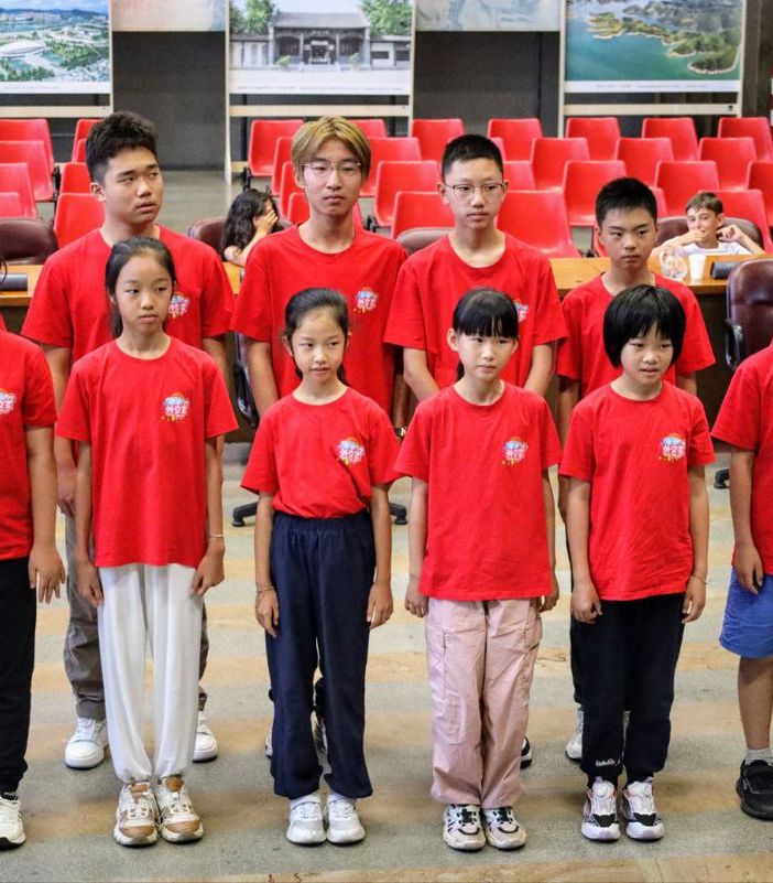 La delegazione dei giovanissimi tra gli 8 e i 14 anni (MerfePhoto)