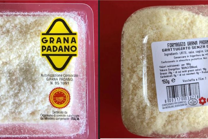 Conad richiama precauzionalmente alcuni lotti di Grana Padano DOP