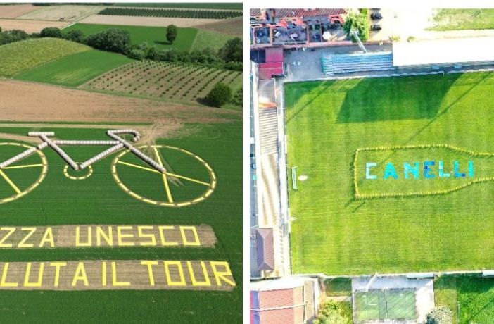 L'Astigiano si 'veste' di giallo per celebrare il passaggio del Tour de France