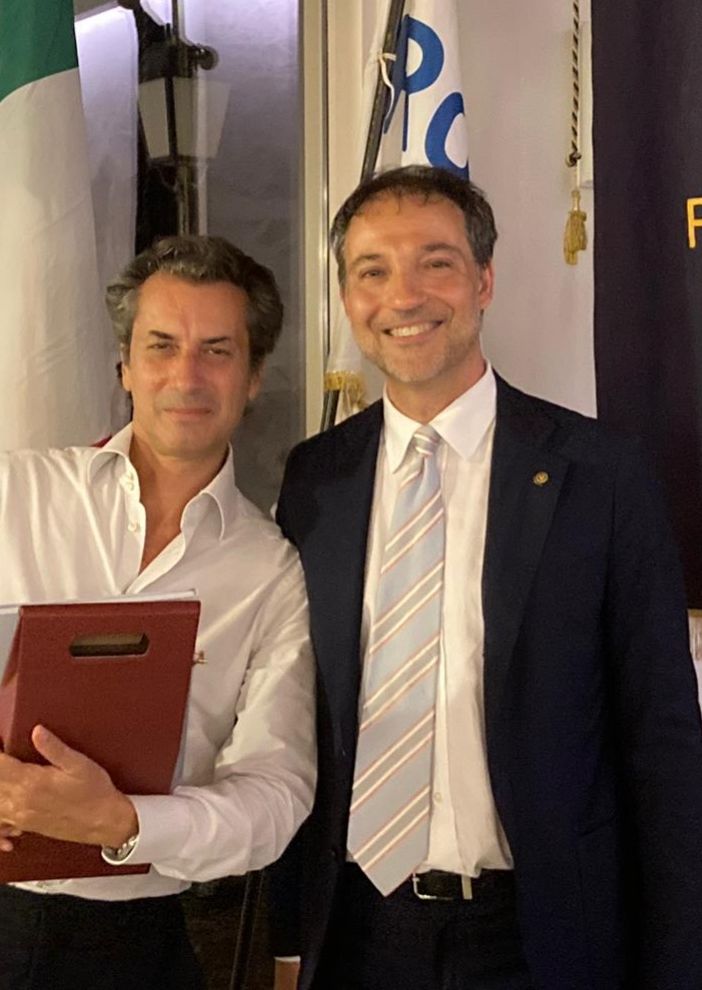 Cominati con il presidente Bazzano