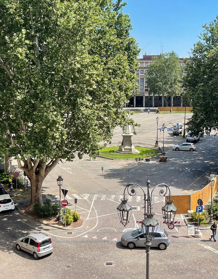 I lavori per Asti Musica in piazza Alfieri