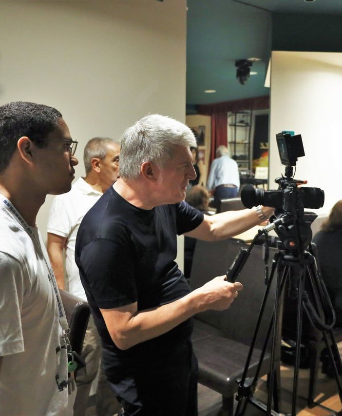 Le riprese del cortometraggio (Merohefoto)