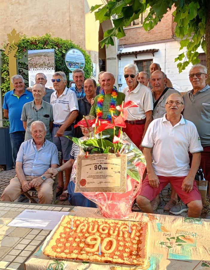 Montemagno festeggia i 90 anni del suo &quot;Gino&quot;