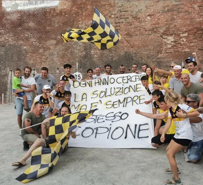 Grazzano Campione d’Italia 2024: è giallo-nera la finale scudetto di Serie A del tambàss