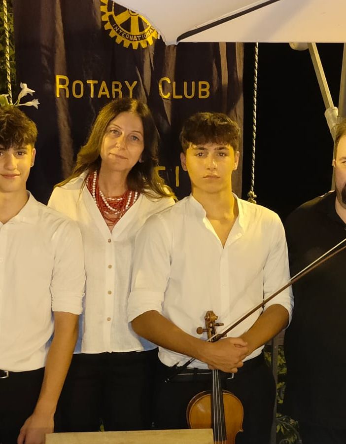 Da sinistra: Alberto Bazzano, Nicolò Messeri, Clara Ferretti, Lorenzo Messeri, Marco
