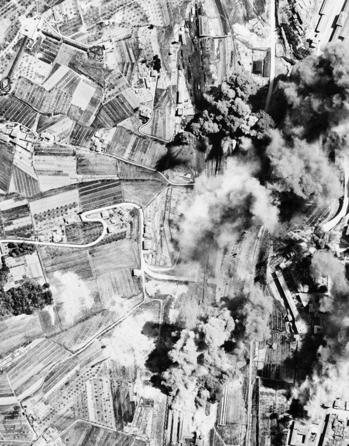 Bombardamento aereo sulle linee ferroviarie di Siena durante l'operazione Strangle