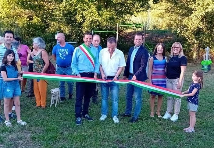 Inaugurata la nuova area fitness di Castelnuovo Belbo