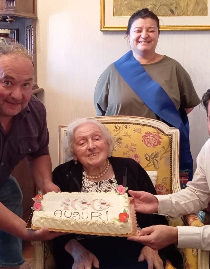 Tanti auguri a Maria Pia Filipello: la storica macellaia di Castelnuovo Don Bosco compie 100 anni