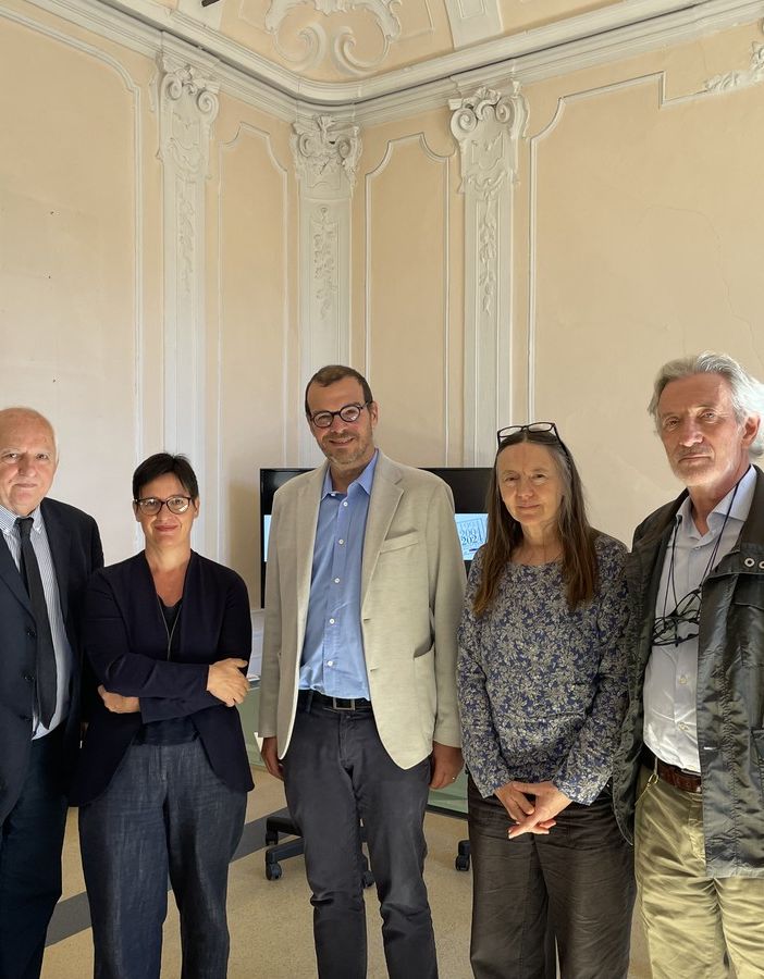 Nella foto i relatori Carlo Cerrato, Paola Borrione, Marco Goria, Loretta Panero e Andrea Desana