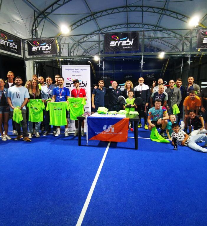 Asti saluta il campionato di padel a squadre “Errebi Mobilty”, giunto alla conclusione