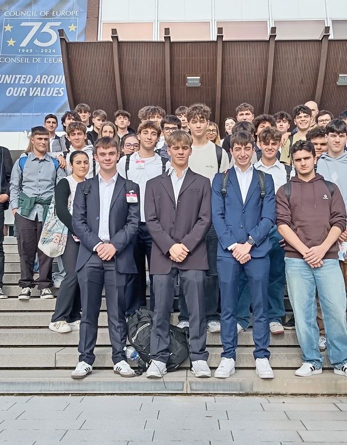 Gli studenti del Vercelli a Strasburgo