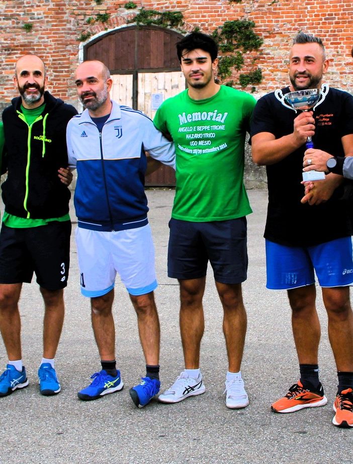 La squadra di Portacomaro, vincitrice del memorial