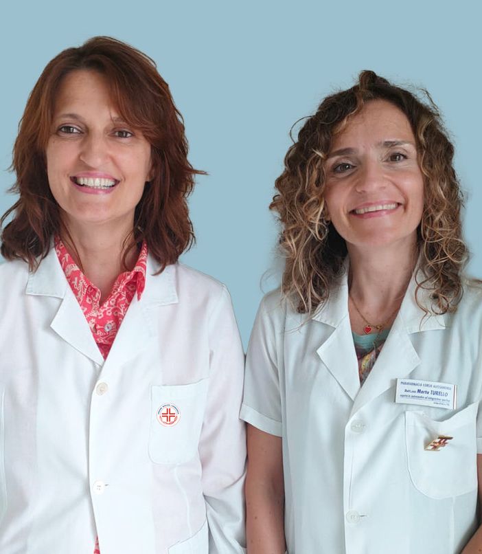 A sx Melika Myftaraj, a dx Marta Turello