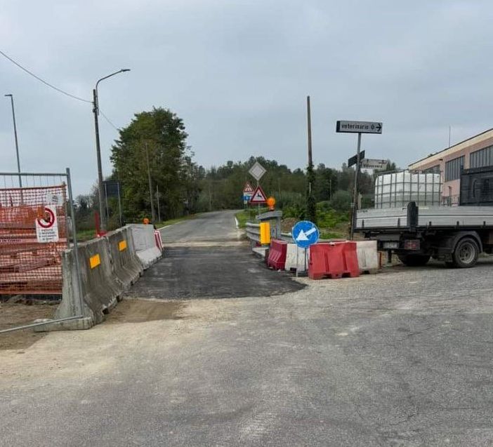 Cambia la viabilità sul ponte Valcossera: riapertura parziale al traffico