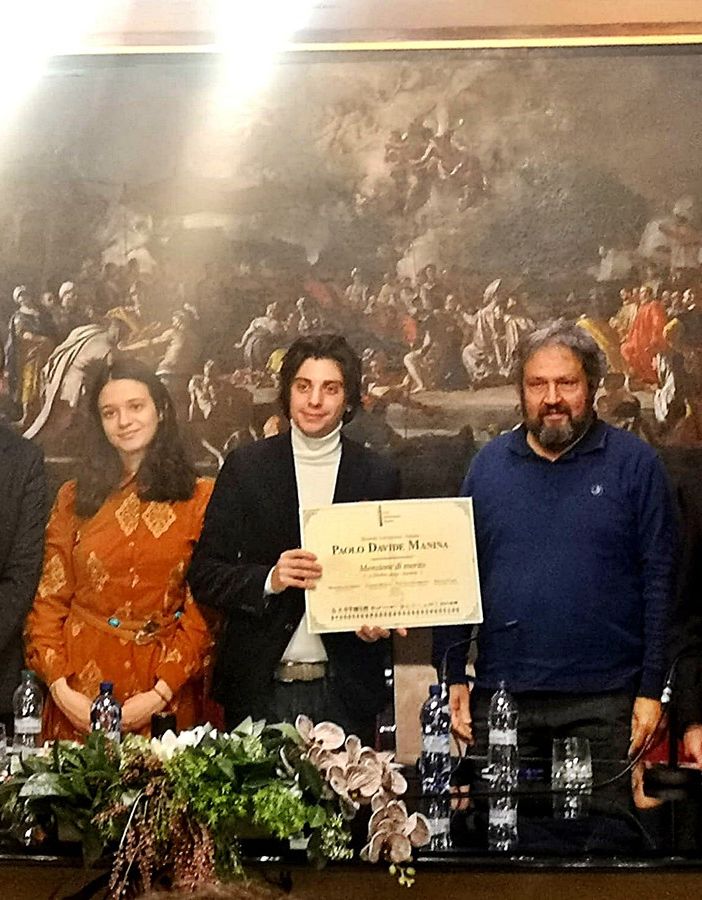Lo scrittore astigiano Paolo Davide Manina  brilla alla Biennale d'Arte di Sondrio