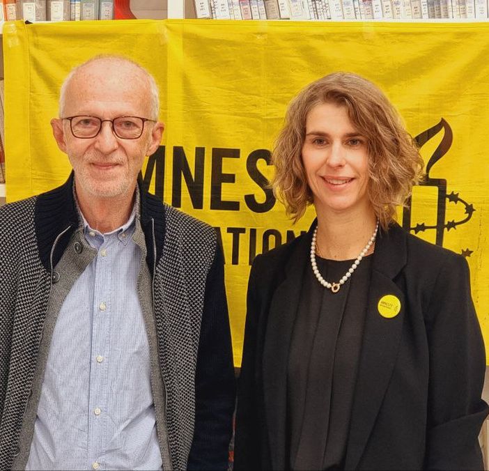 Riccardo Noury e Simona Franzino