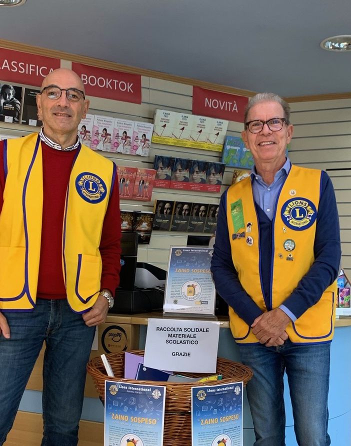 Il Lions Club Asti Host lancia l'iniziativa 'Zaino Sospeso' per aiutare gli studenti in difficoltà