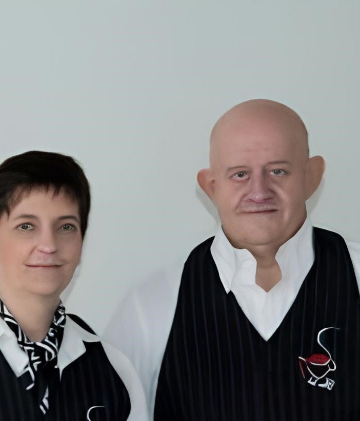 Stellina con il marito Beppe Maschio