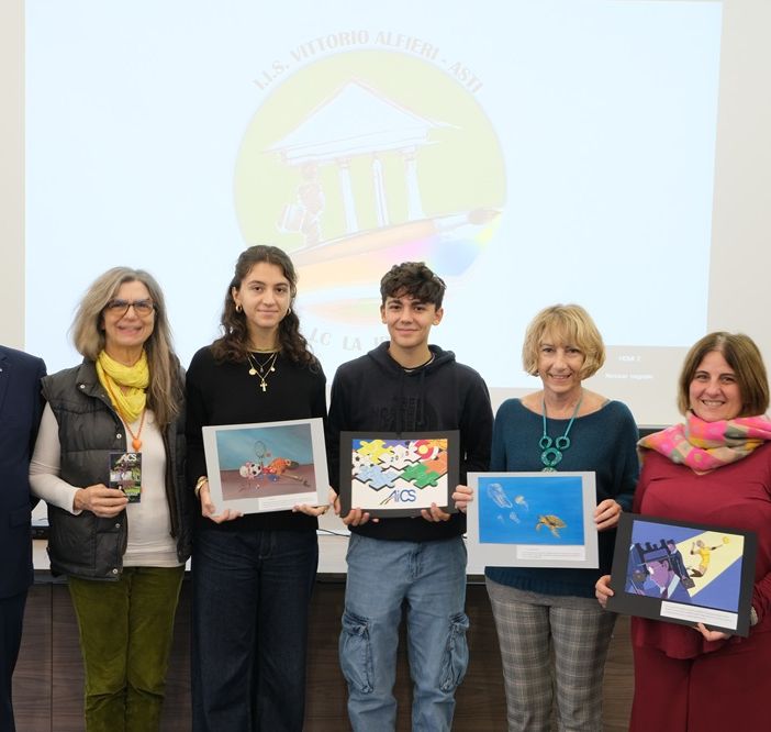 Gli studenti con il calendario