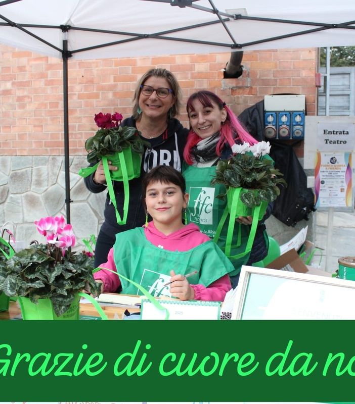 Solidarietà... in fiore: raccolti oltre tremila euro per la ricerca sulla fibrosi cistica