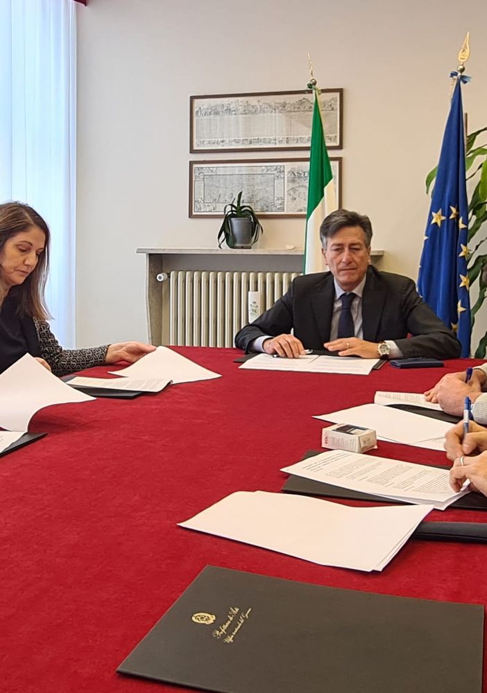 La sottoscrizione degli accordi oggi in Prefettura