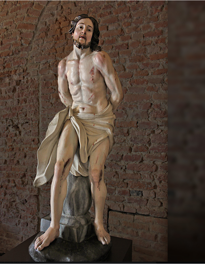 La statua lignea del 'Cristo alla colonna' ritorna nella chiesa di San Rocco