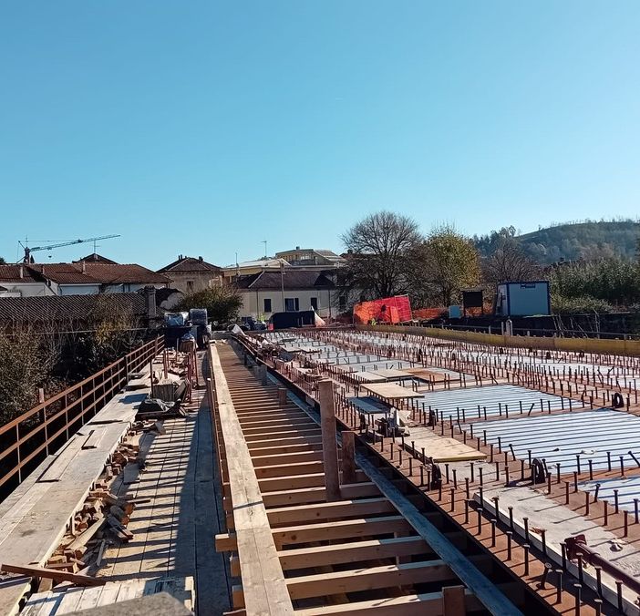 Le immagini del cantiere sul ponte