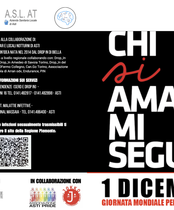 Asti in prima linea contro l'AIDS: questo weekend due serate di prevenzione e consapevolezza sul virus