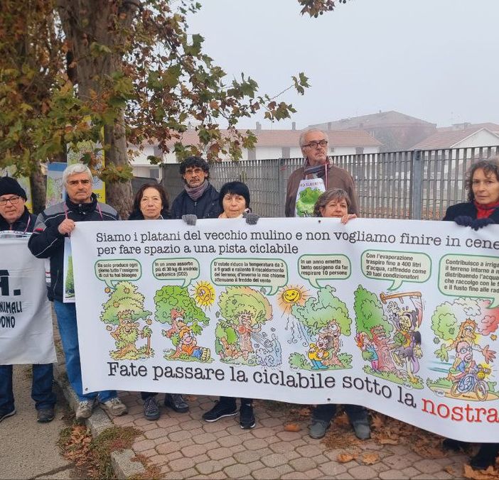 Immagine relativa un precedente presidio organizzato dal comitato
