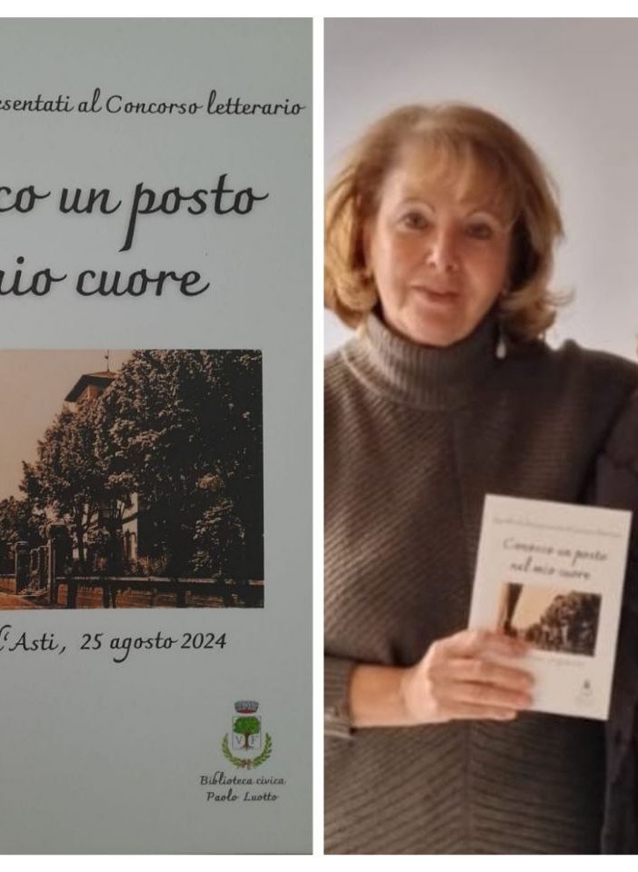 Nel collage, la copertina del volume e la presidente della commissione giudicatrice Donatella Gnetti con Patrizia Gerbi Bordone