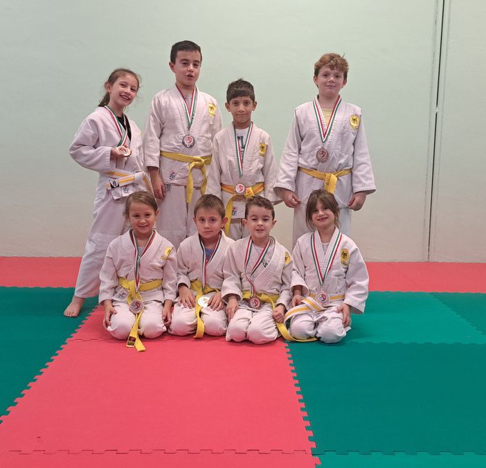 Gli atleti della Scuola Judo Shobukai