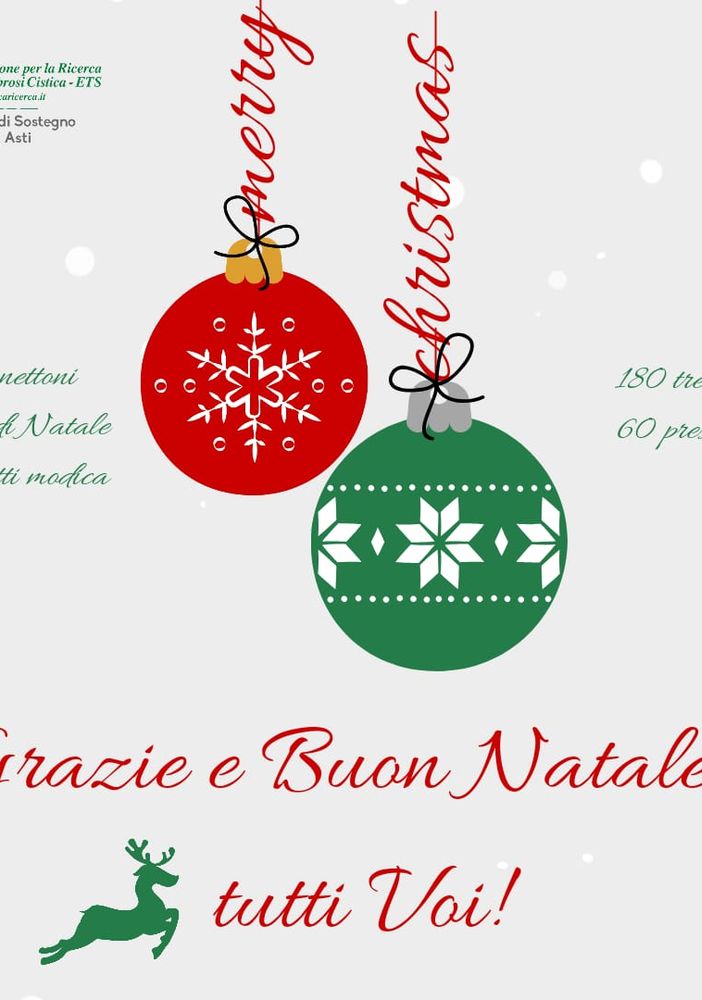 Natale con il cuore e speranza per la ricerca: da Asti più di 10mila euro raccolti per la fibrosi cistica