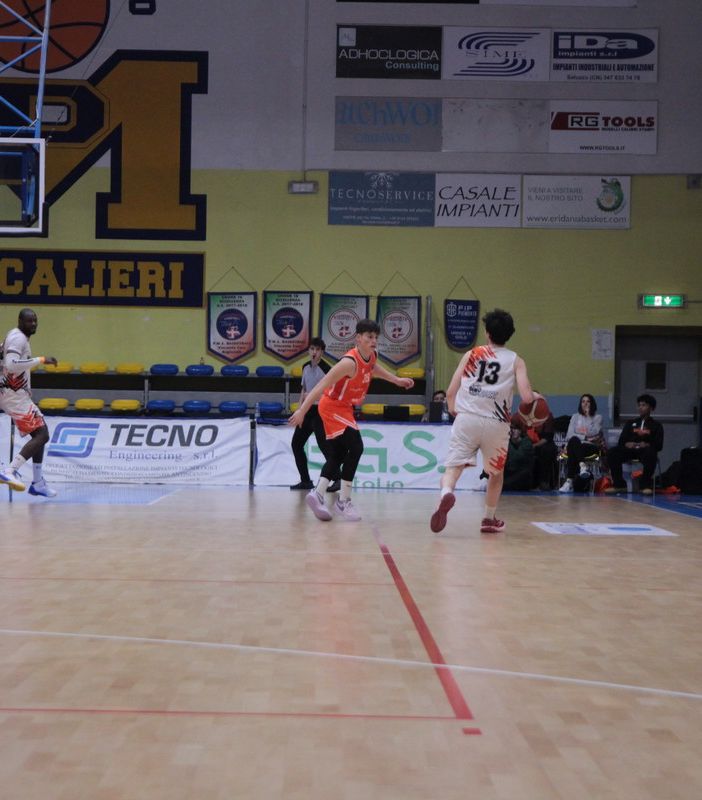 Un'immagine del match