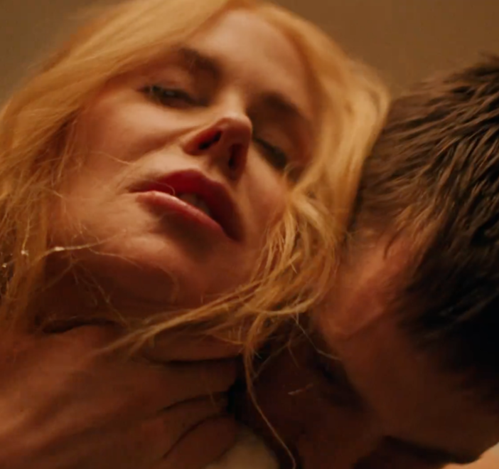 Romy (Nicole Kidman) e Samuel (Harris Dickinson) in una scena del film &quot;Babygirl&quot;