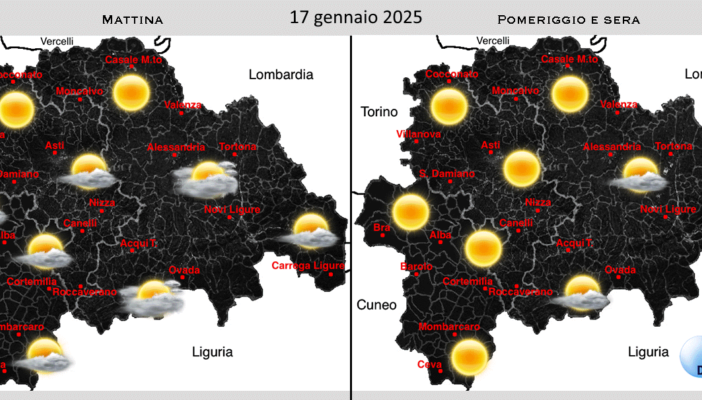 Temperature rigide ad Asti. In arrivo una ripresa graduale? Le previsioni di Datimeteoasti.it