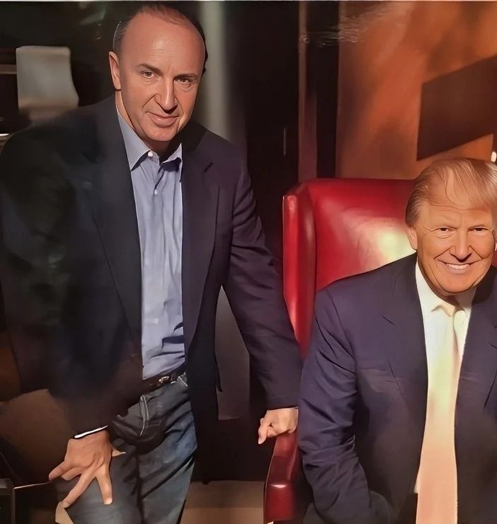 Guido Lombardi ritratto con Donald J. Trump