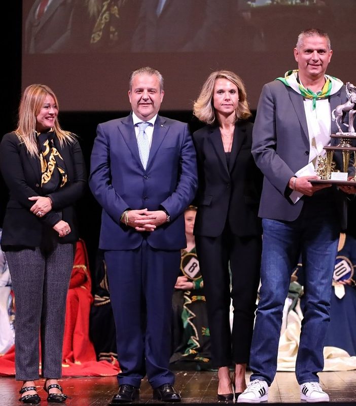 La premiazione di San Lazzaro, vincitore del Superprestige 2024