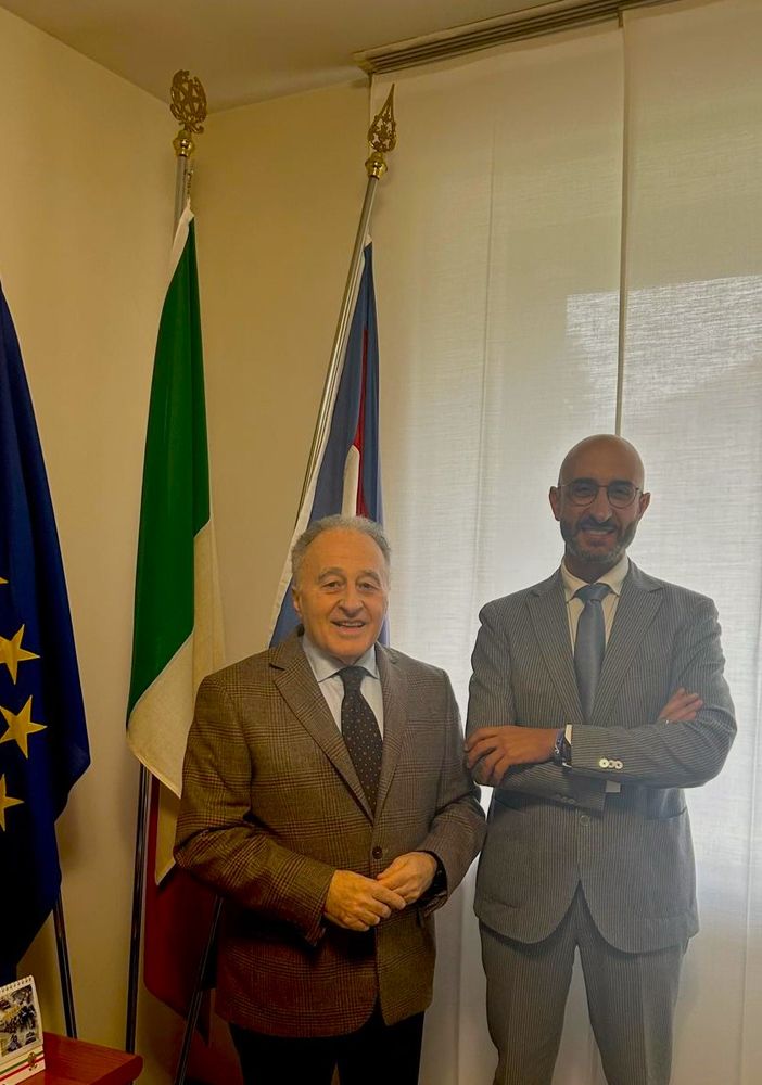 Claudio Lucia con Giovanni Gorgoni