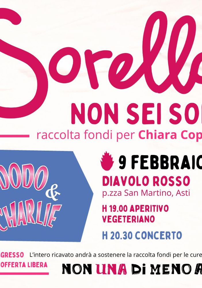 La locandina dell'evento