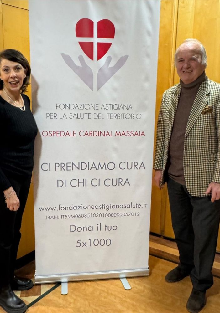 Ezio Mosso con la presidente Amalberto