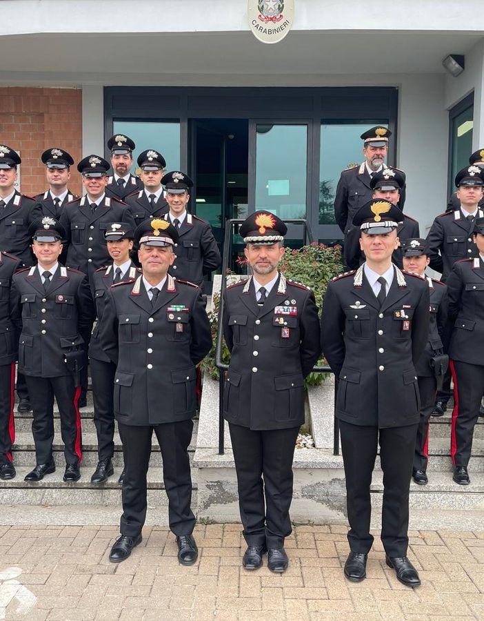 I nuovi carabinieri di stanza ad Asti
