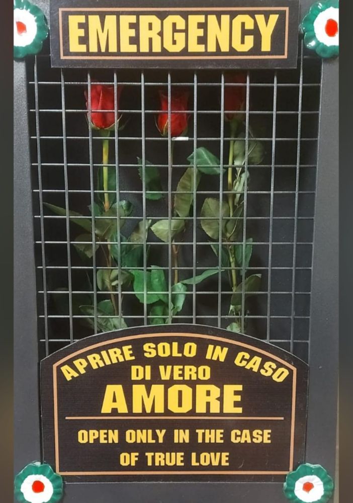Nella settimana di San Valentino, a Scurzolengo, spunta una cassetta d'emergenza con rose, da aprire solo &quot;in caso di vero amore&quot; [VIDEO]