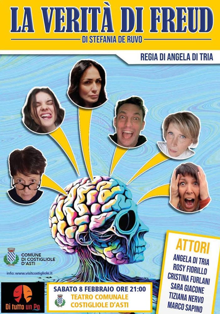 La locandina dello spettacolo in programma sabato sera