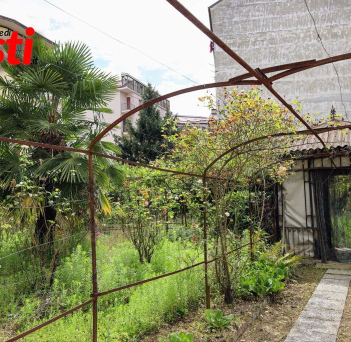 Il giardino del nuovo centro diurno di Asti
