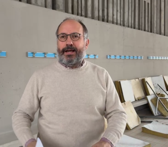 Un frame della diretta del sindaco