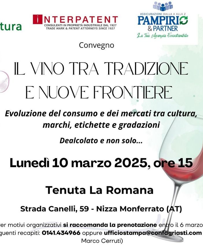 Dazi e nuovi consumi minacciano il vino? Se ne parlerà a Nizza Monferrato