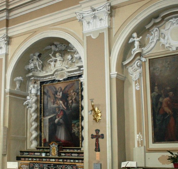Quadri cacciani nella chiesa di Sant'Antonio