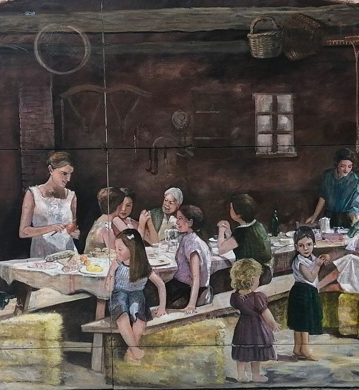 Uno dei ventinove murales di Fontanile