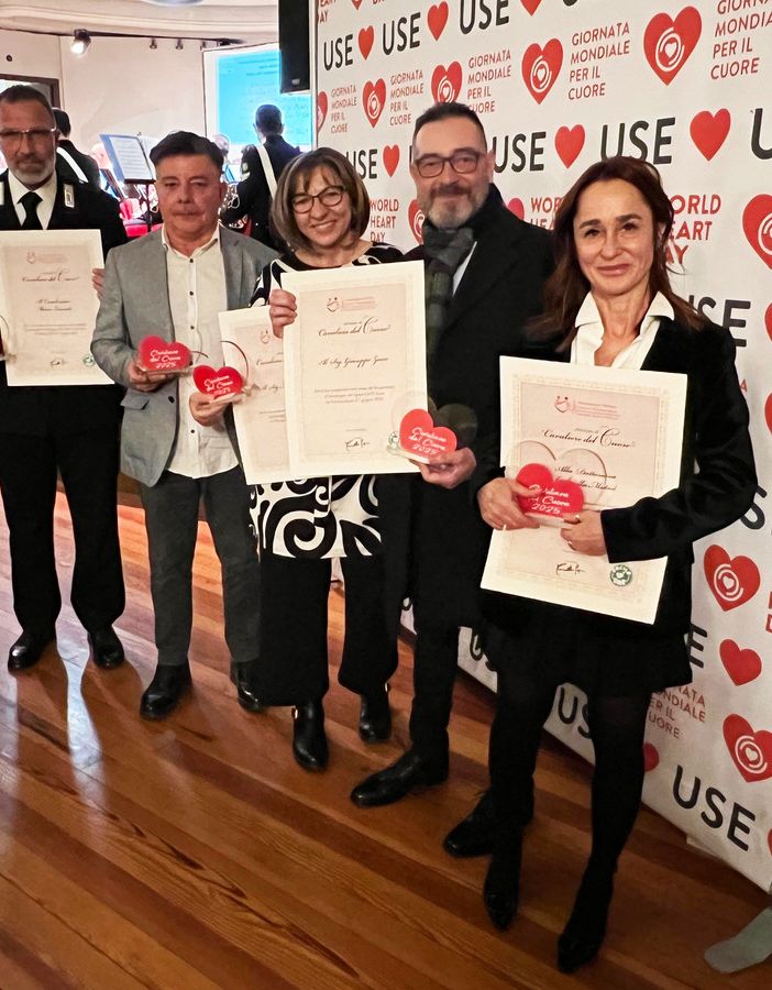 Premiazione all'astigiana Gabriella Motisi (prima da destra)